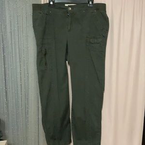 Pants Olive Green Sonoma sz 16WS
